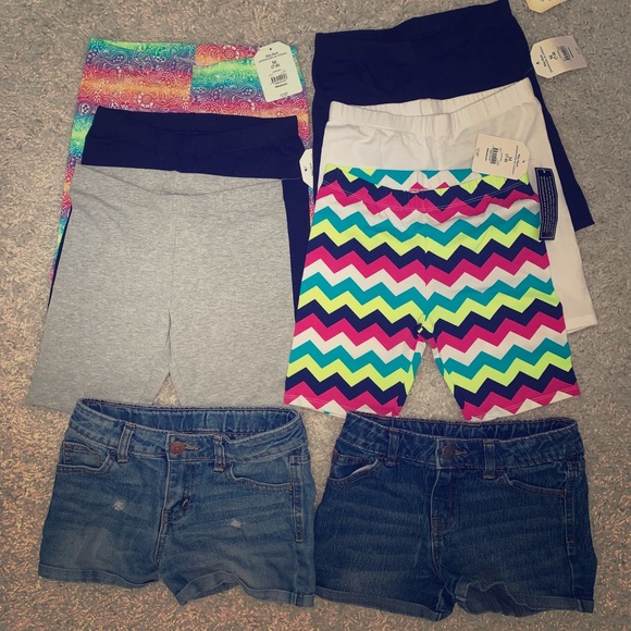 girls shorts size 8